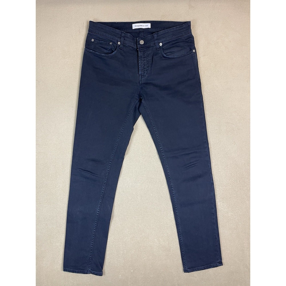 Department‎ 5 Jeans Mens 34 Dark Gray Straight Preppy Casual Denim Logo Adult